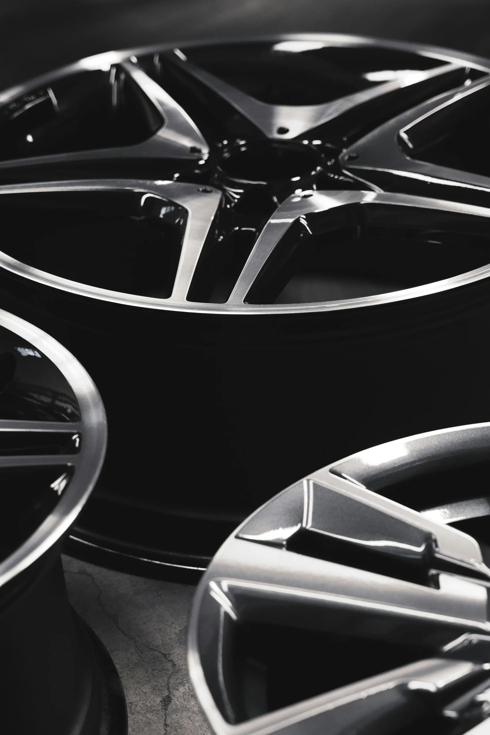 A wide selection of alloy wheels on display at Alpha Tyres and Wheels Title: Enhance Your Ride with Stylish Wheels
